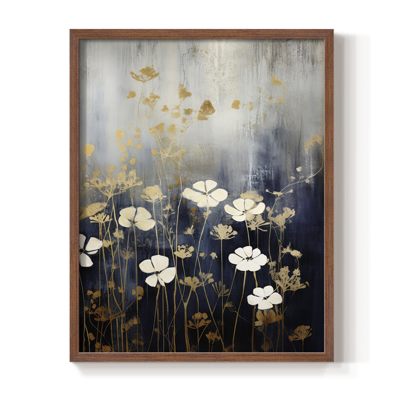 Red Barrel Studio FLORAL Series CCCLXXXIX -Premium Framed Print